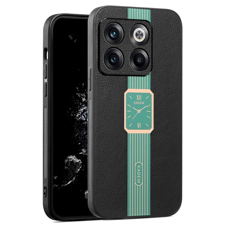 KADEM For OnePlus Ace Pro 5G / 10T 5G Case Watch Pattern PU Leather Coated Phone Cover