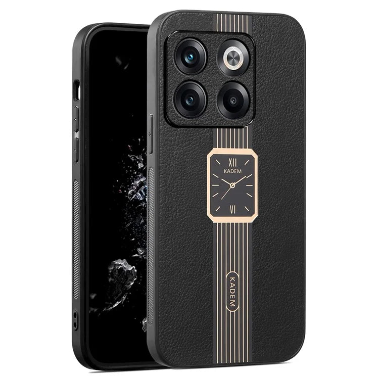 KADEM For OnePlus Ace Pro 5G / 10T 5G Case Watch Pattern PU Leather Coated Phone Cover