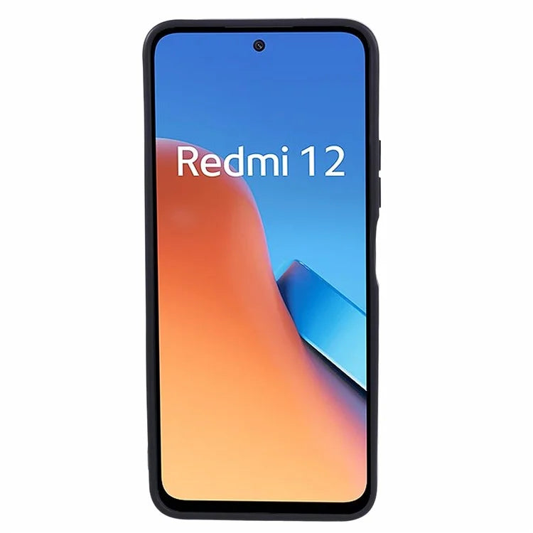YX Series For Xiaomi Redmi 12 4G Case Anti-drop Matte TPU Cover (Precise Cutout)