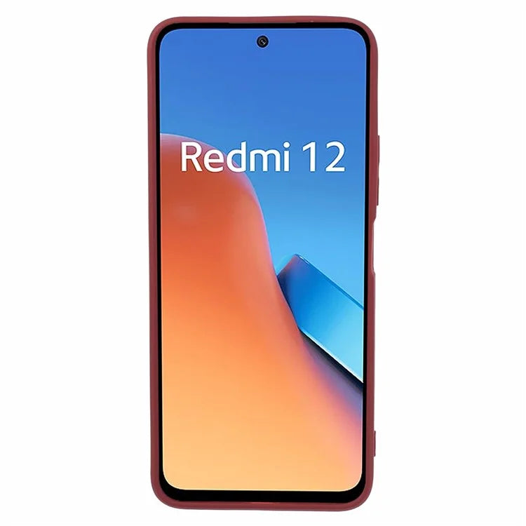 YX Series For Xiaomi Redmi 12 4G Case Anti-drop Matte TPU Cover (Precise Cutout)