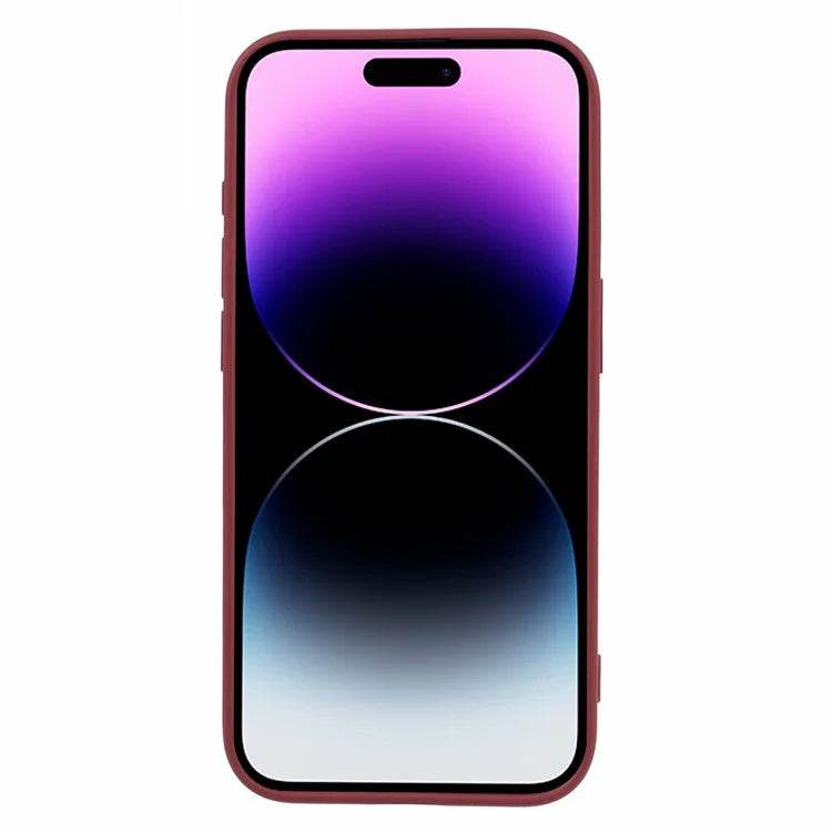 YX Series For iPhone 14 Pro Case Matte Solid Color Phone TPU Cover (Precise Cutout)