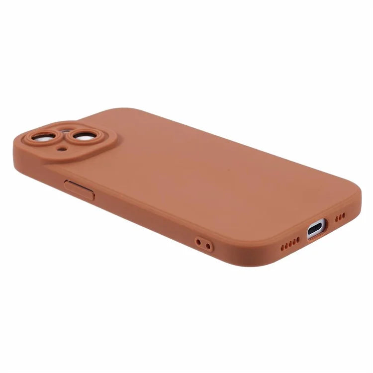YX Series For iPhone 15 Plus TPU Case Straight Edge Matte Phone Cover (Precise Cutout)