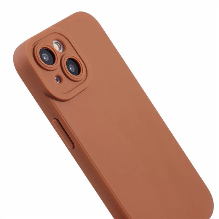 YX Series For iPhone 15 Plus TPU Case Straight Edge Matte Phone Cover (Precise Cutout)