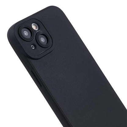 YX Series For iPhone 15 Plus TPU Case Straight Edge Matte Phone Cover (Precise Cutout)