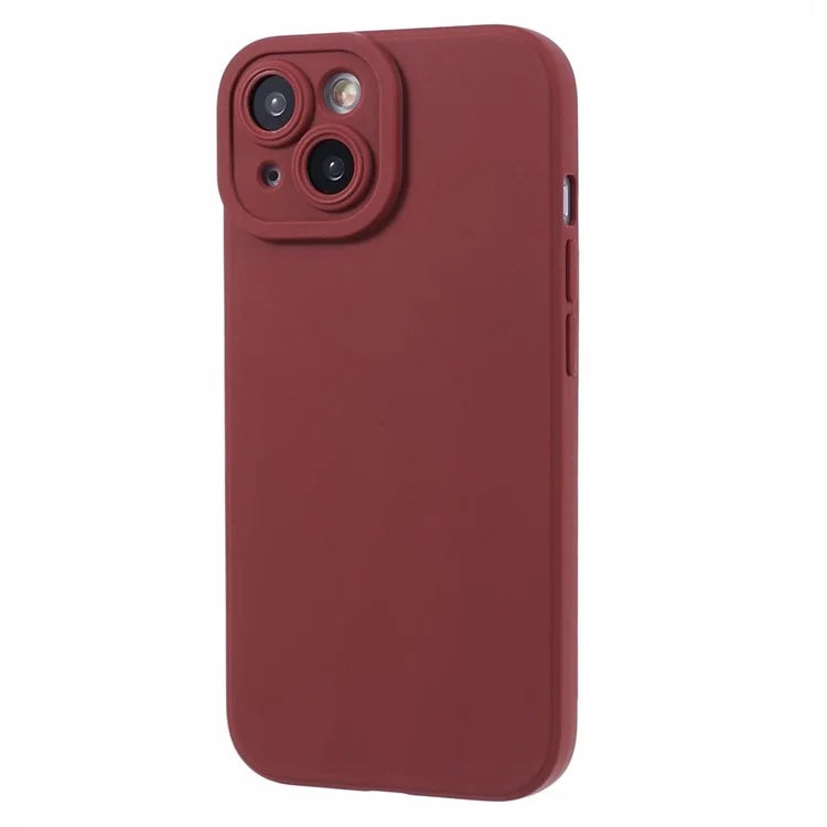 YX Series For iPhone 15 Plus TPU Case Straight Edge Matte Phone Cover (Precise Cutout)