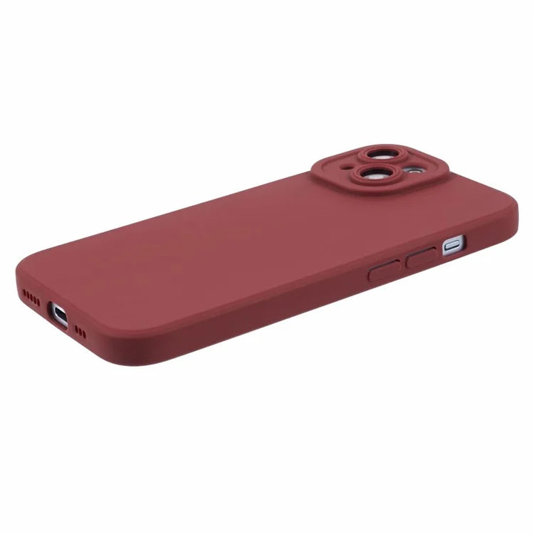 YX Series For iPhone 15 Plus TPU Case Straight Edge Matte Phone Cover (Precise Cutout)