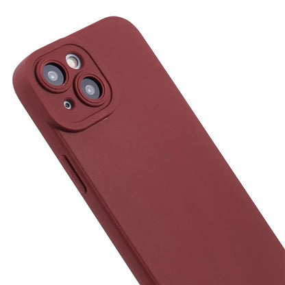 YX Series For iPhone 15 Plus TPU Case Straight Edge Matte Phone Cover (Precise Cutout)