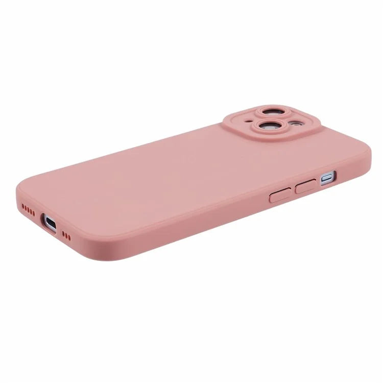 YX Series For iPhone 15 Plus TPU Case Straight Edge Matte Phone Cover (Precise Cutout)
