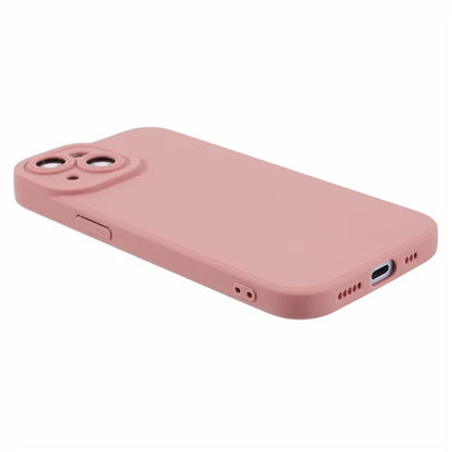 YX Series For iPhone 15 Plus TPU Case Straight Edge Matte Phone Cover (Precise Cutout)