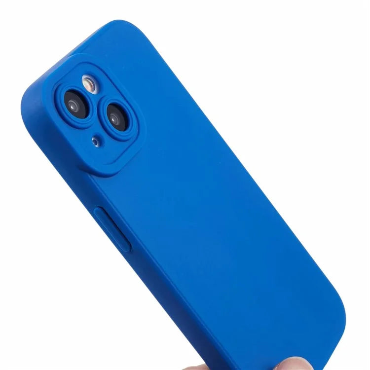 YX Series For iPhone 15 Plus TPU Case Straight Edge Matte Phone Cover (Precise Cutout)