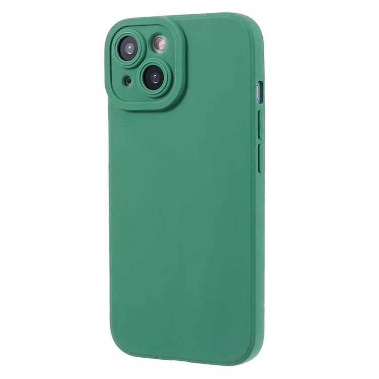 YX Series For iPhone 15 Plus TPU Case Straight Edge Matte Phone Cover (Precise Cutout)