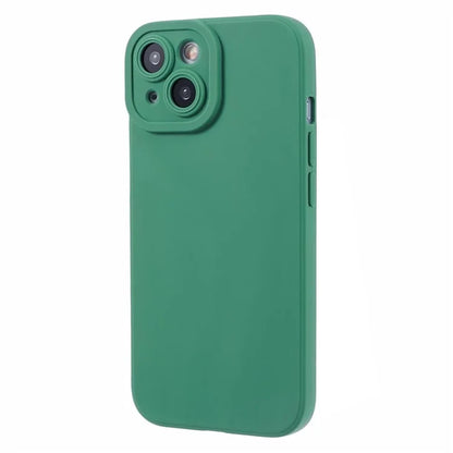 YX Series For iPhone 15 Plus TPU Case Straight Edge Matte Phone Cover (Precise Cutout)
