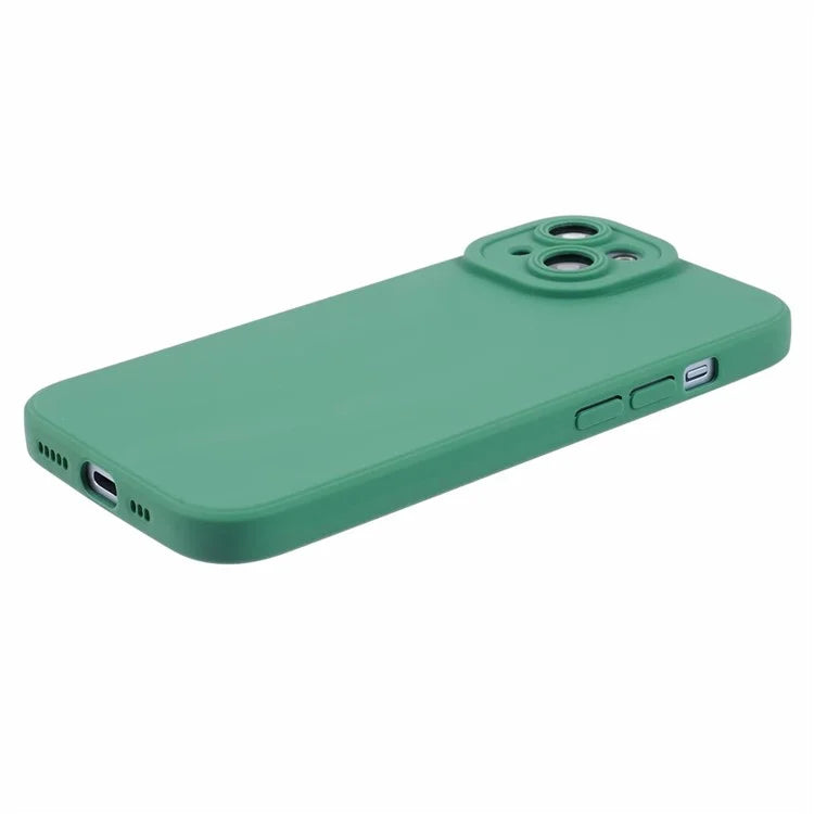 YX Series For iPhone 15 Plus TPU Case Straight Edge Matte Phone Cover (Precise Cutout)