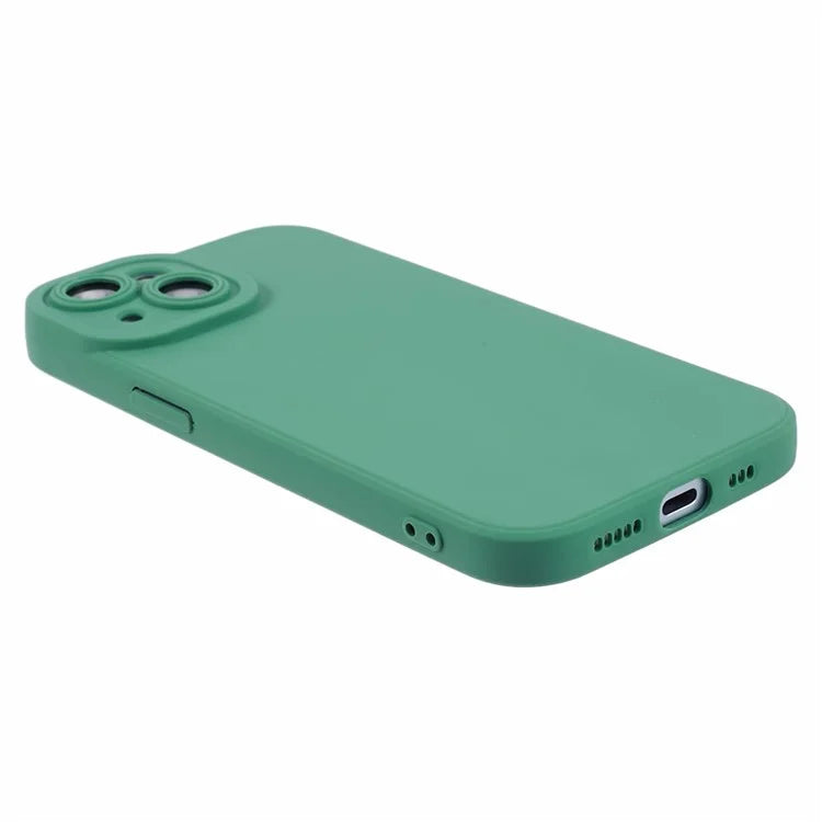 YX Series For iPhone 15 Plus TPU Case Straight Edge Matte Phone Cover (Precise Cutout)