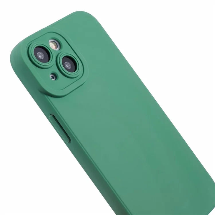 YX Series For iPhone 15 Plus TPU Case Straight Edge Matte Phone Cover (Precise Cutout)