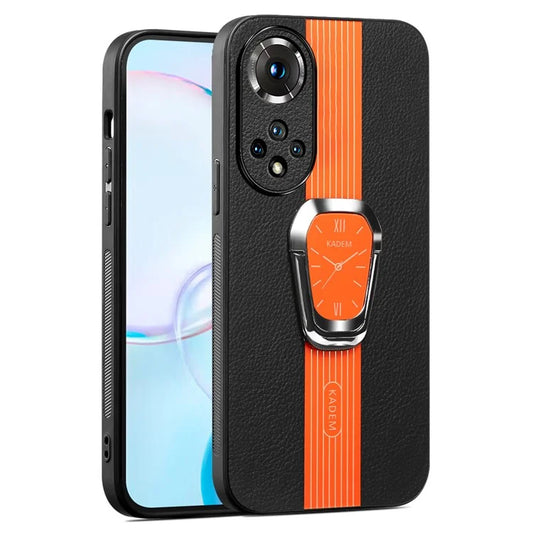 KADEM For Huawei nova 9 Pro / Honor 50 Pro Cell Phone Cases Folding Kickstand Leather Coated Cover