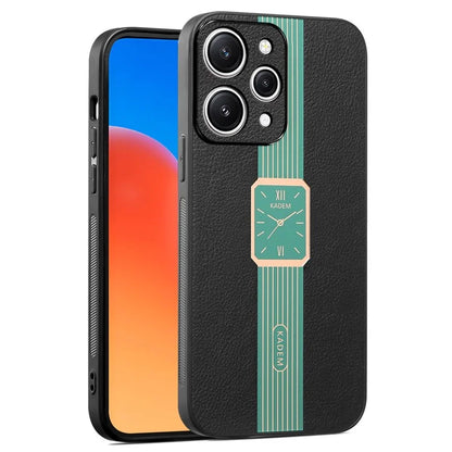 KADEM For Xiaomi Redmi 12 4G Case Stylish Watch Pattern Electroplated Cell Phone Cover