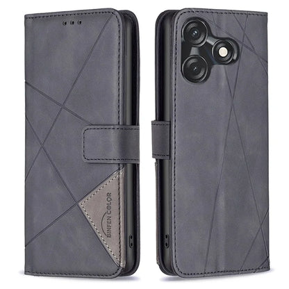 BINFEN COLOR BF05 For Transsion Tecno Spark 10 4G / Spark 10C 4G Case Phone Wallet Cover Leather Shell
