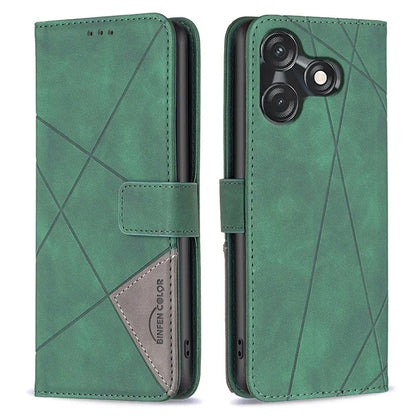 BINFEN COLOR BF05 For Transsion Tecno Spark 10 4G / Spark 10C 4G Case Phone Wallet Cover Leather Shell