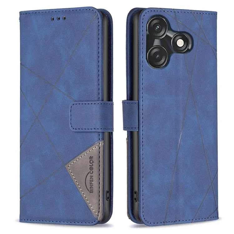 BINFEN COLOR BF05 For Transsion Tecno Spark 10 4G / Spark 10C 4G Case Phone Wallet Cover Leather Shell