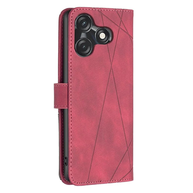 BINFEN COLOR BF05 For Transsion Tecno Spark 10 4G / Spark 10C 4G Case Phone Wallet Cover Leather Shell