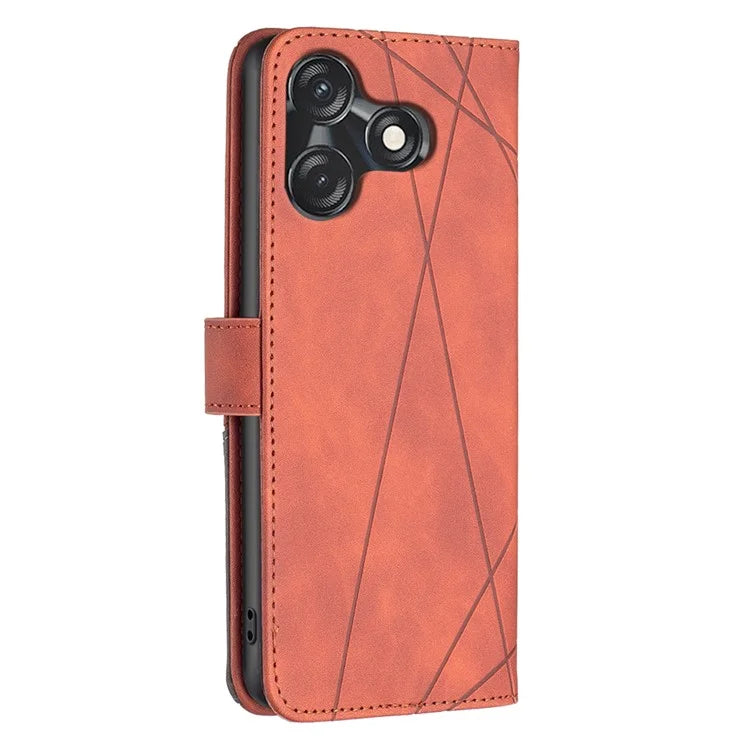BINFEN COLOR BF05 For Transsion Tecno Spark 10 4G / Spark 10C 4G Case Phone Wallet Cover Leather Shell
