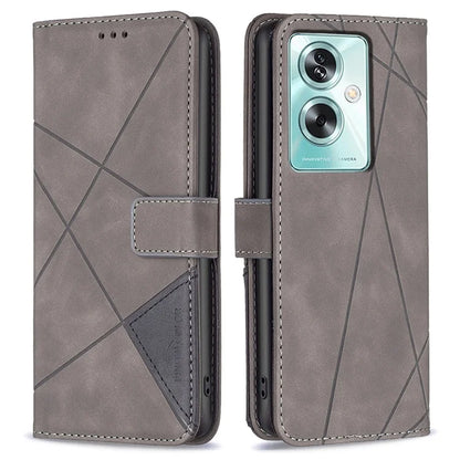 BINFEN COLOR BF05 For Oppo A79 5G / A2 5G Case Flip Stand PU Leather Wallet Phone Shell