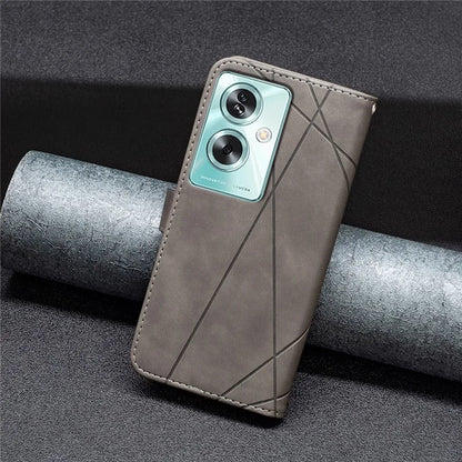 BINFEN COLOR BF05 For Oppo A79 5G / A2 5G Case Flip Stand PU Leather Wallet Phone Shell