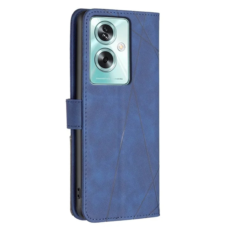 BINFEN COLOR BF05 For Oppo A79 5G / A2 5G Case Flip Stand PU Leather Wallet Phone Shell