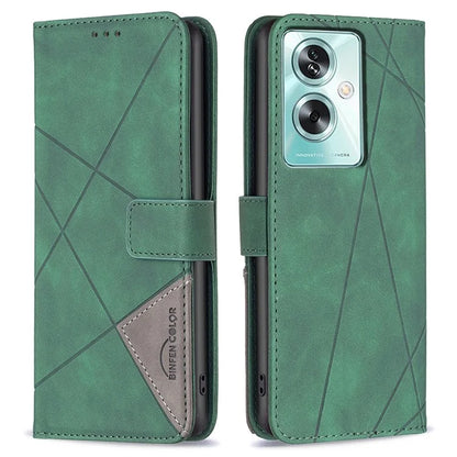 BINFEN COLOR BF05 For Oppo A79 5G / A2 5G Case Flip Stand PU Leather Wallet Phone Shell