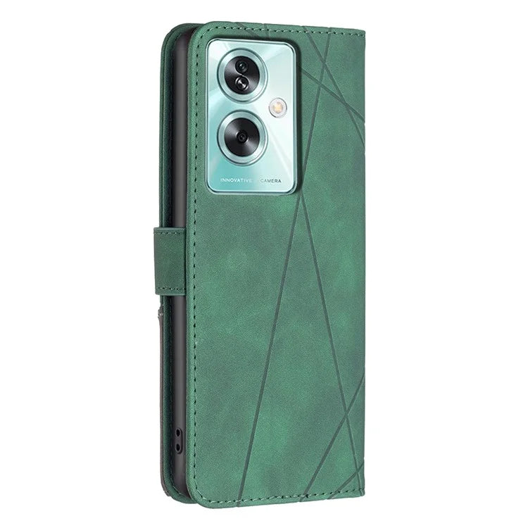 BINFEN COLOR BF05 For Oppo A79 5G / A2 5G Case Flip Stand PU Leather Wallet Phone Shell