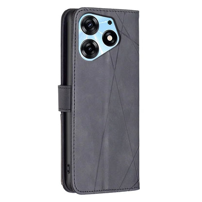 BINFEN COLOR BF05 For Transsion Tecno Spark 10 Pro Case Imprinted Wallet PU Leather Phone Shell