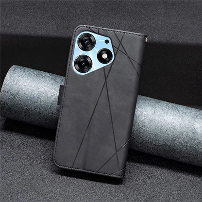 BINFEN COLOR BF05 For Transsion Tecno Spark 10 Pro Case Imprinted Wallet PU Leather Phone Shell