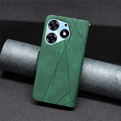 BINFEN COLOR BF05 For Transsion Tecno Spark 10 Pro Case Imprinted Wallet PU Leather Phone Shell