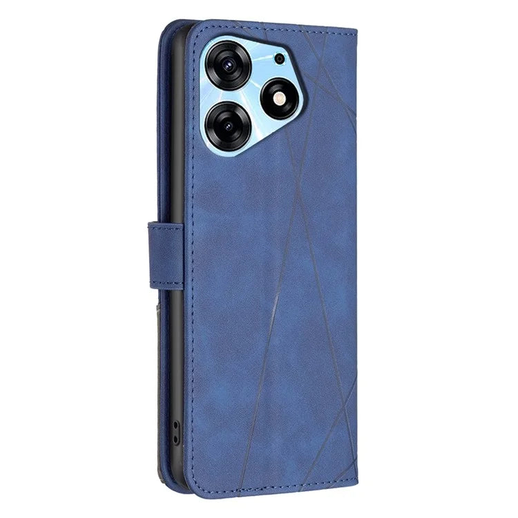 BINFEN COLOR BF05 For Transsion Tecno Spark 10 Pro Case Imprinted Wallet PU Leather Phone Shell
