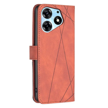 BINFEN COLOR BF05 For Transsion Tecno Spark 10 Pro Case Imprinted Wallet PU Leather Phone Shell