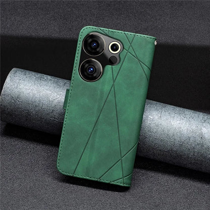 BINFEN COLOR BF05 For Transsion Tecno Camon 20 Premier 5G Case PU Leather Imprinted Phone Cover