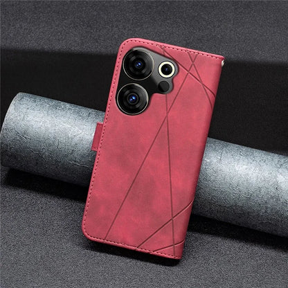 BINFEN COLOR BF05 For Transsion Tecno Camon 20 Premier 5G Case PU Leather Imprinted Phone Cover