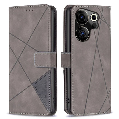 BINFEN COLOR BF05 For Transsion Tecno Camon 20 Premier 5G Case PU Leather Imprinted Phone Cover