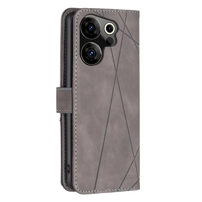 BINFEN COLOR BF05 For Transsion Tecno Camon 20 Premier 5G Case PU Leather Imprinted Phone Cover