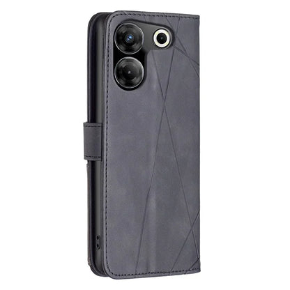 BINFEN COLOR BF05 For Transsion Tecno Camon 20 Pro 5G Case PU Leather Wallet Stand Phone Cover