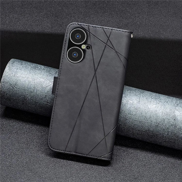 BINFEN COLOR BF05 For Transsion Tecno Pova Neo 3 4G Case PU Leather Drop-proof Phone Wallet Cover