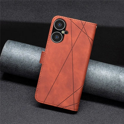 BINFEN COLOR BF05 For Transsion Tecno Pova Neo 3 4G Case PU Leather Drop-proof Phone Wallet Cover
