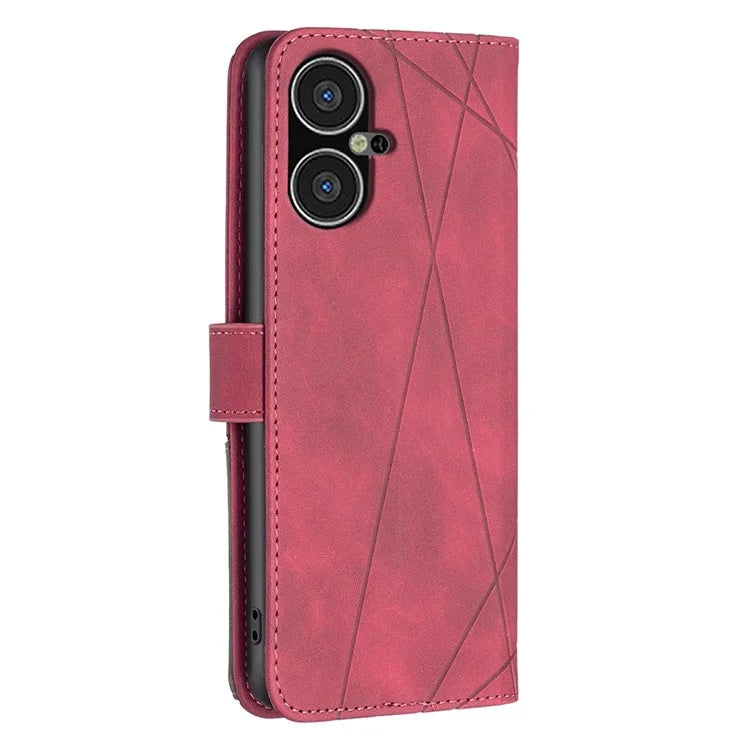 BINFEN COLOR BF05 For Transsion Tecno Pova Neo 3 4G Case PU Leather Drop-proof Phone Wallet Cover