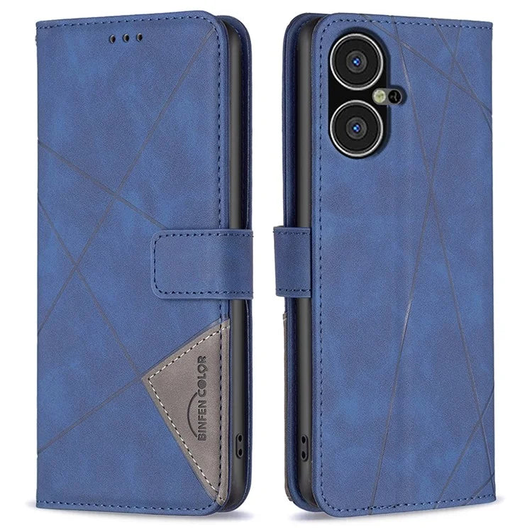 BINFEN COLOR BF05 For Transsion Tecno Pova Neo 3 4G Case PU Leather Drop-proof Phone Wallet Cover