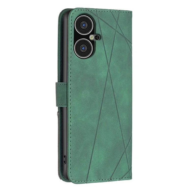 BINFEN COLOR BF05 For Transsion Tecno Pova Neo 3 4G Case PU Leather Drop-proof Phone Wallet Cover