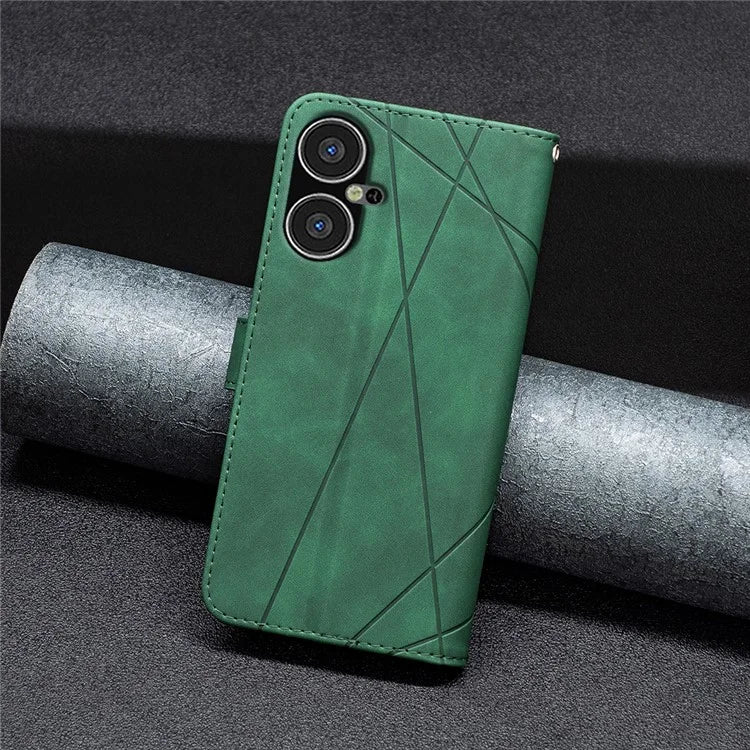 BINFEN COLOR BF05 For Transsion Tecno Pova Neo 3 4G Case PU Leather Drop-proof Phone Wallet Cover