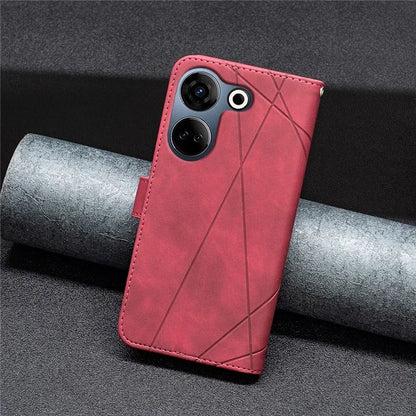 BINFEN COLOR BF05 For Transsion Tecno Camon 20 4G / 20 Pro 4G Case PU Leather Anti-fall Phone Cover