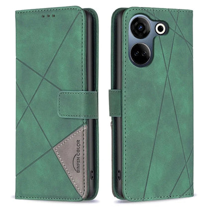 BINFEN COLOR BF05 For Transsion Tecno Camon 20 4G / 20 Pro 4G Case PU Leather Anti-fall Phone Cover
