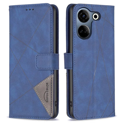BINFEN COLOR BF05 For Transsion Tecno Camon 20 4G / 20 Pro 4G Case PU Leather Anti-fall Phone Cover